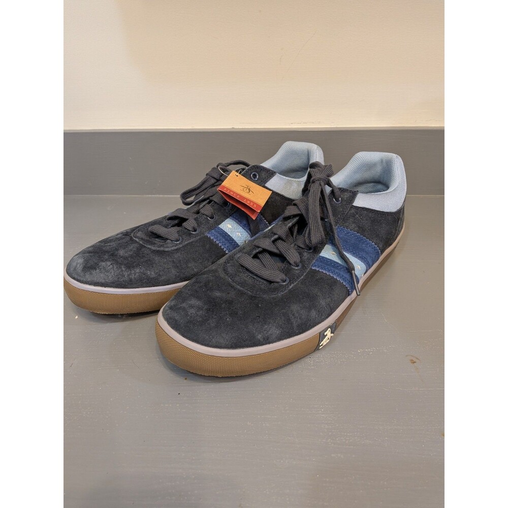 Original Penguin Men's Suede Low Top Retro Skater Sneakers
